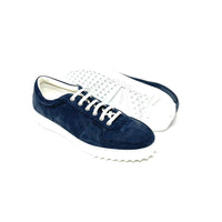 Ferragamo Scuby 5 Blue Sneakers