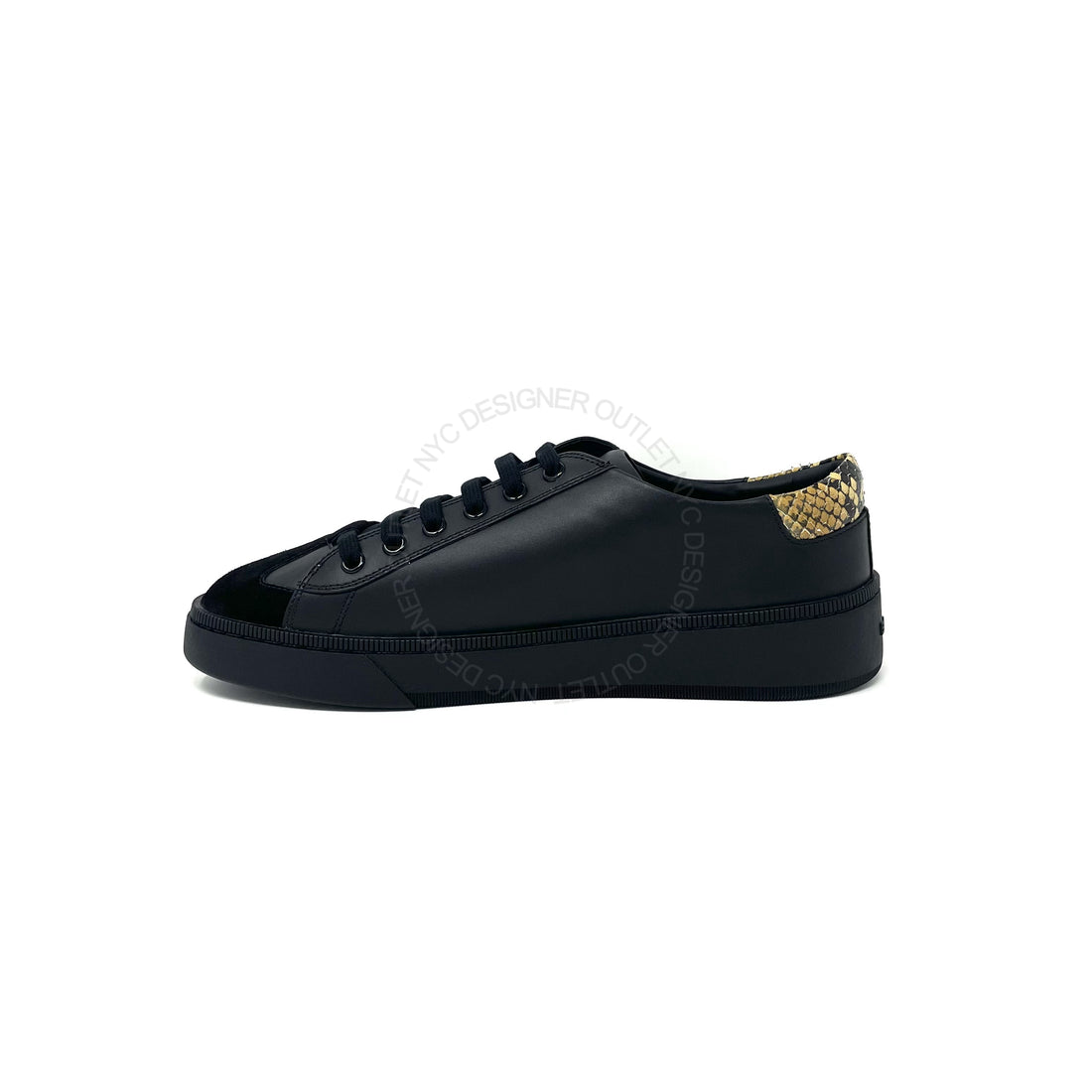 Bally Mens Black Leather Sneaker