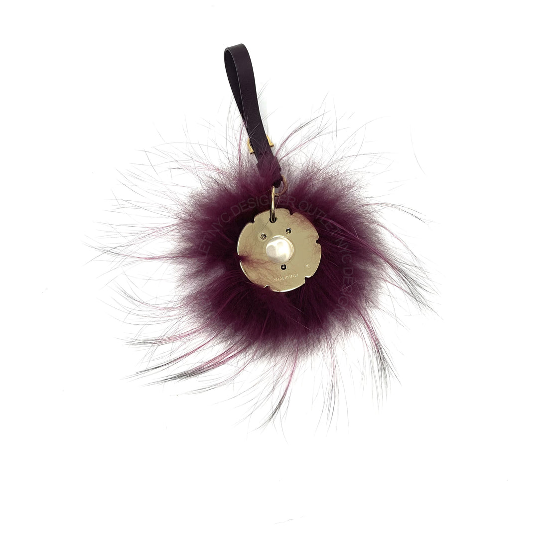 Ferragamo Fox Fur Key Chain