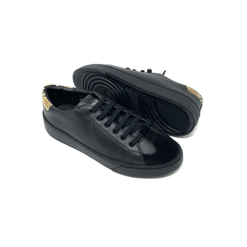 Bally Mens Black Leather Sneaker