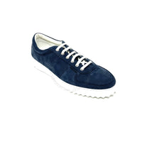 Ferragamo Scuby 5 Blue Sneakers