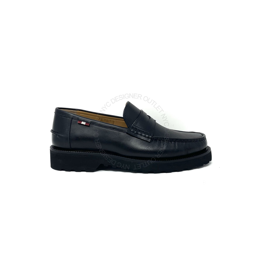 Bally Mens Leather Loafer