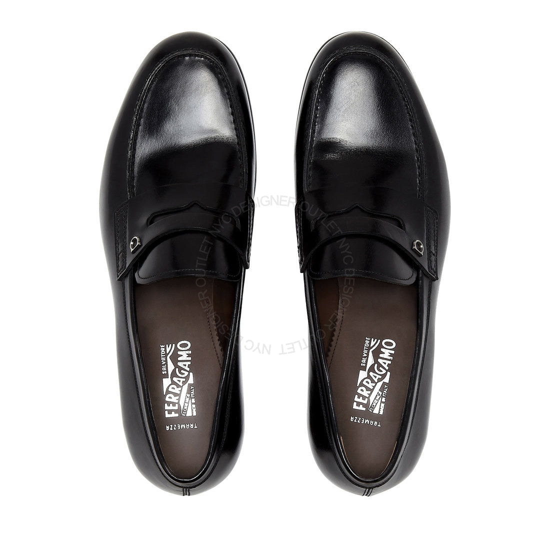 Ferragamo Theodore Penny Strap Loafers