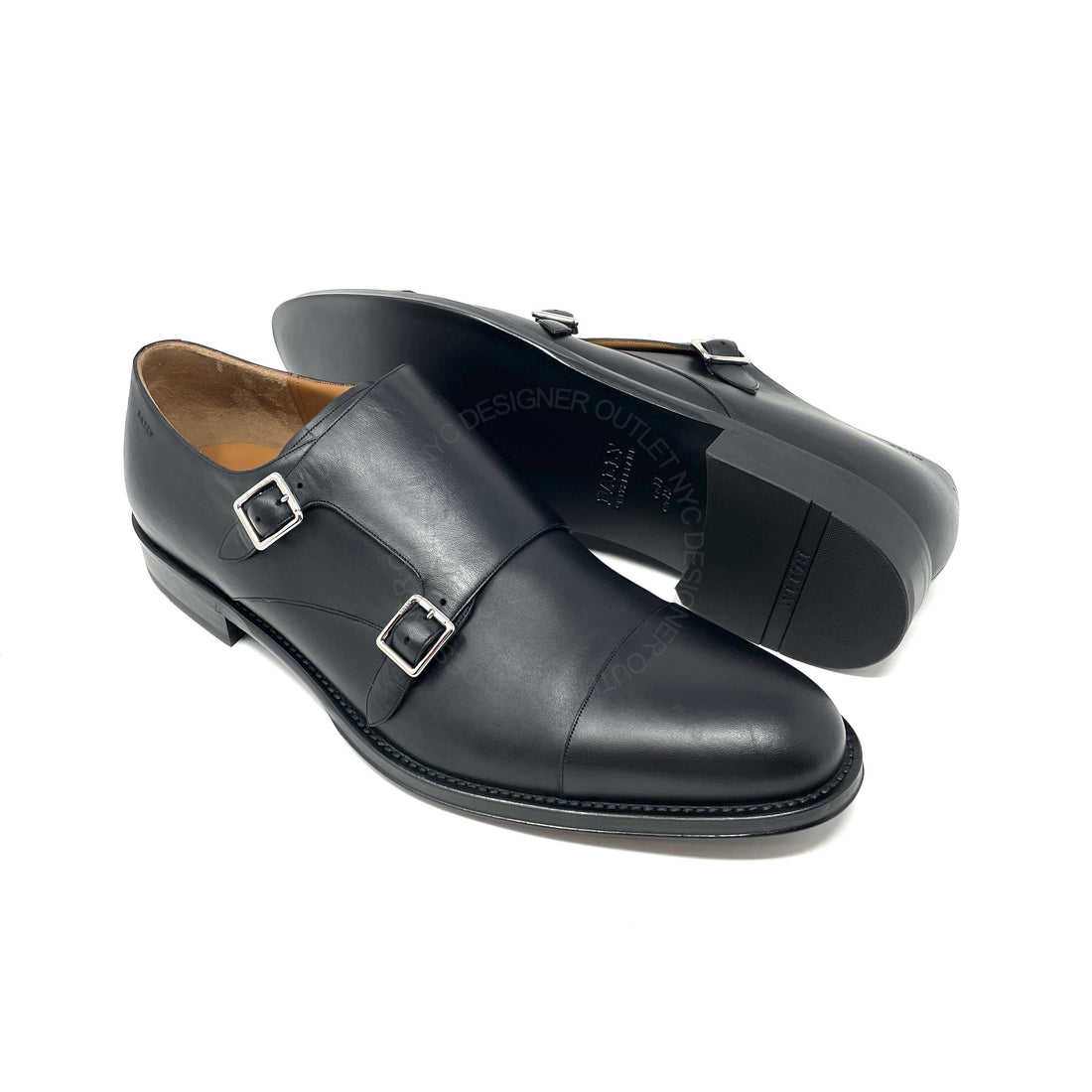 Bally Mens Double Monk-Strap Shoe