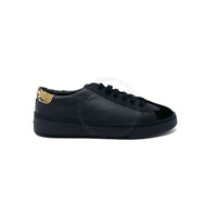 Bally Mens Black Leather Sneaker