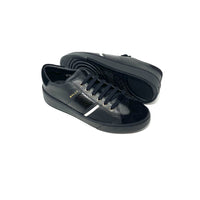 Bally Mens Black Leather Sneaker