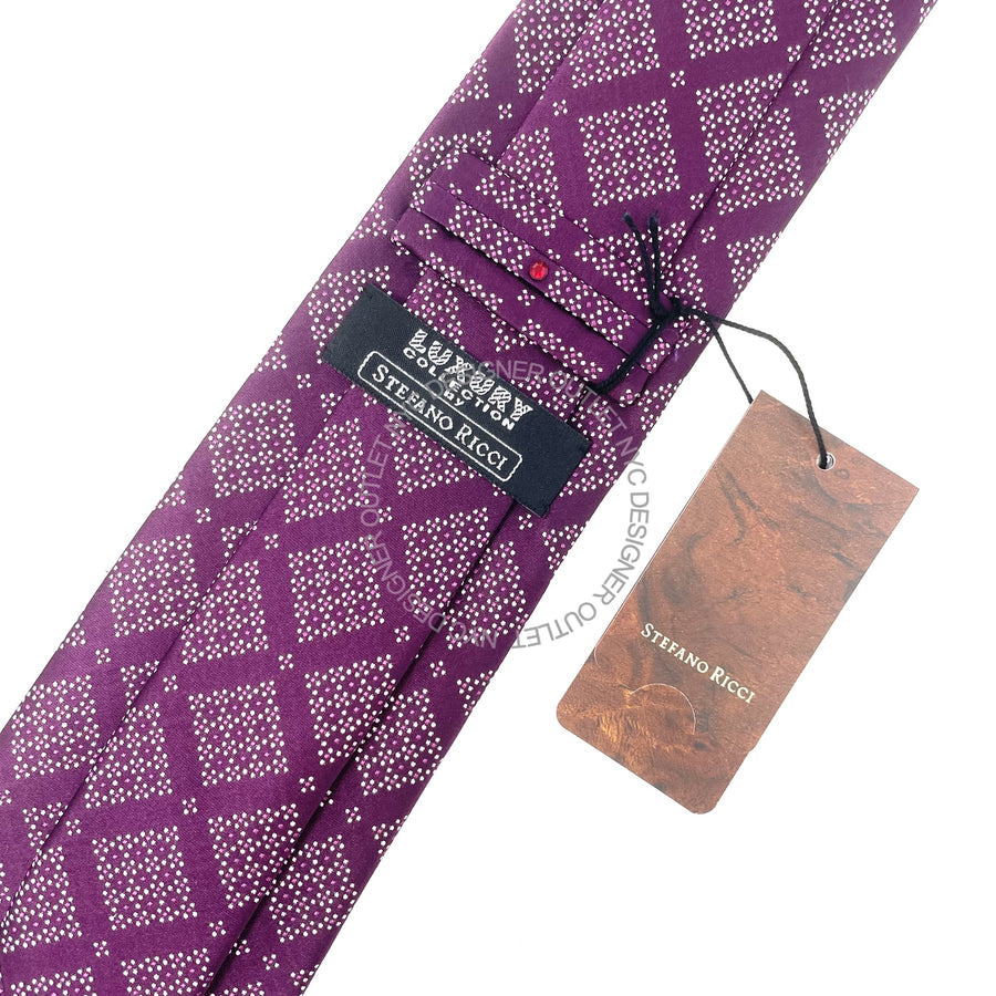 Mens Silk Tie Luxury Diamond Collection