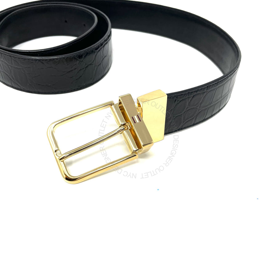 Bally Mens Leather Reversible and Adjustable Belt