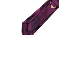 Vitaliano Mens Pleated Silk Tie