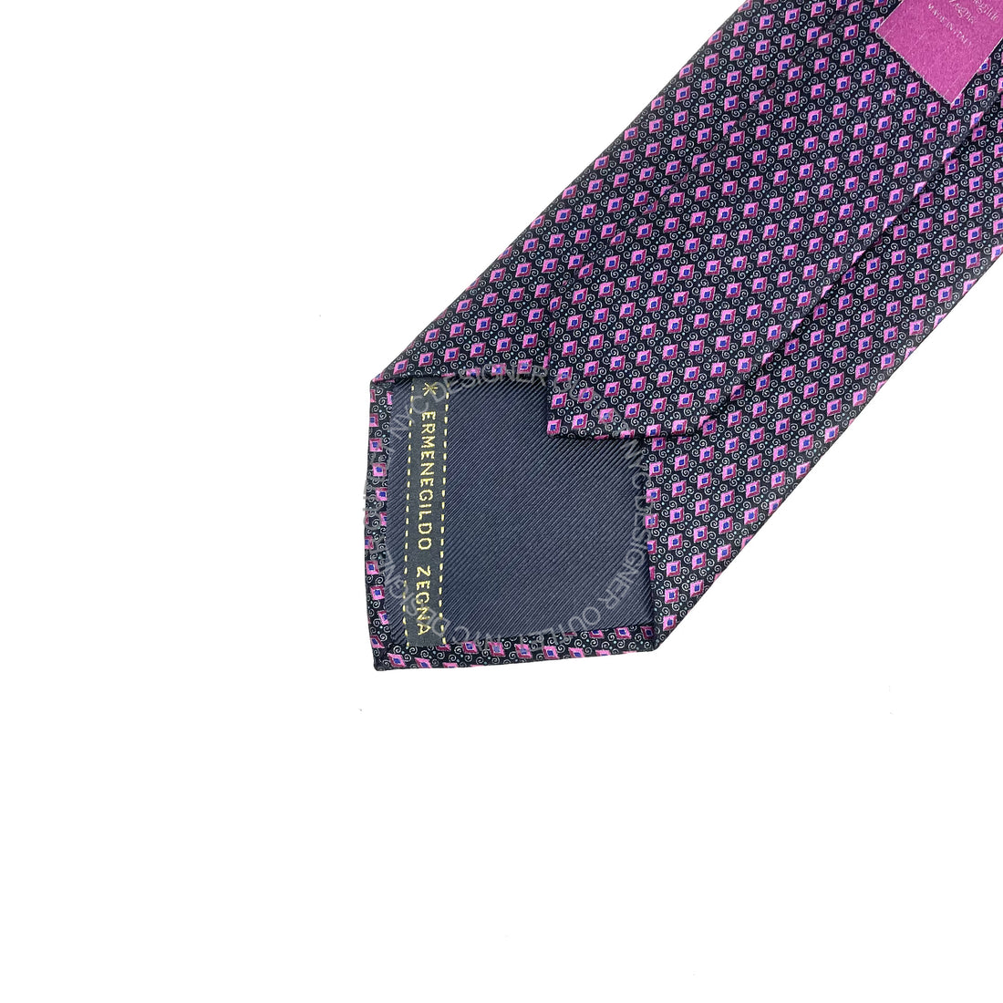 Zegna Mens Tie Luxury Collection Printed