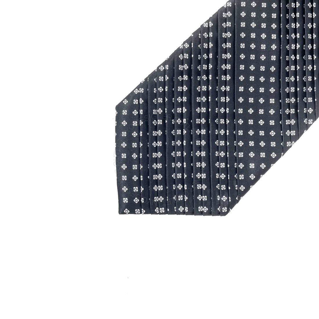 Mens Pleated Silk Tie