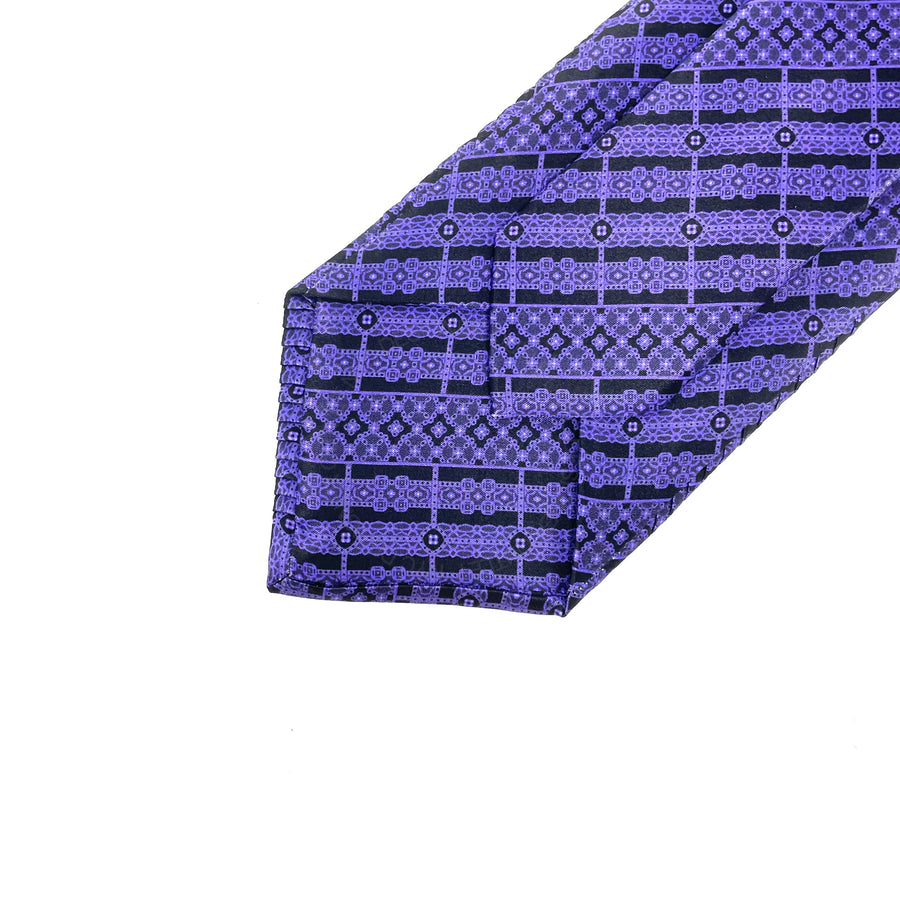 Mens Pleated Silk Tie
