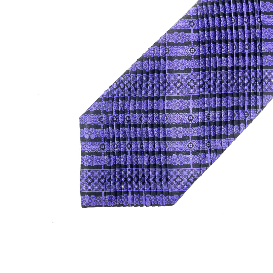 Mens Pleated Silk Tie