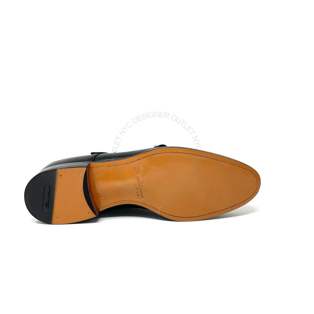 Santoni Mens Double Monk-Strap