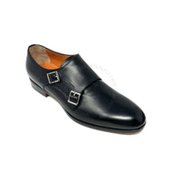 Santoni Mens Double Monk-Strap