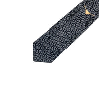 Vitaliano Mens Pleated Silk Tie