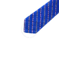 Vitaliano Mens Pleated Silk Tie