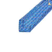 Vitaliano Mens Pleated Silk Tie