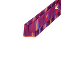 Vitaliano Mens Pleated Silk Tie