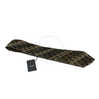 Vitaliano Mens Pleated Silk Tie