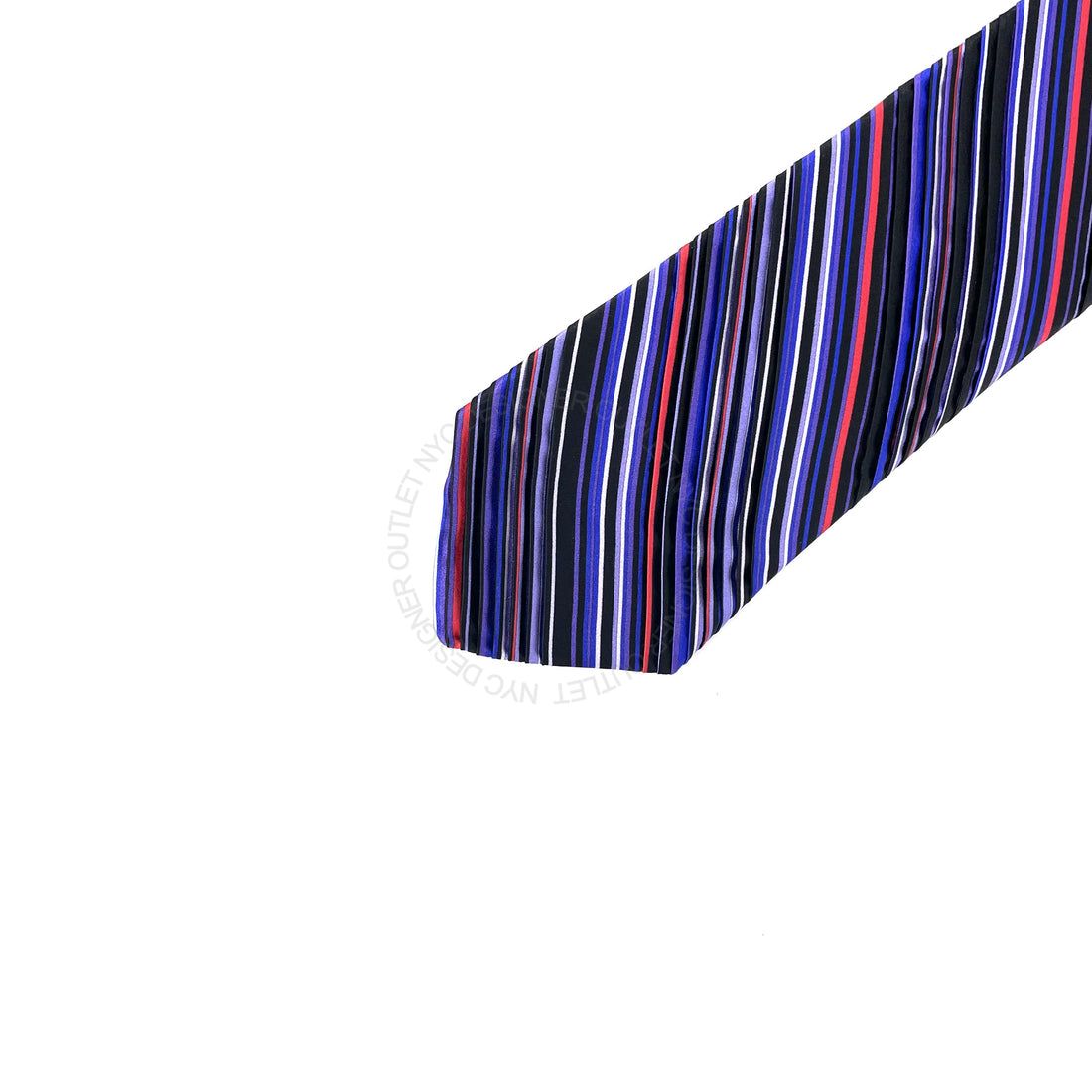 Vitaliano Mens Pleated Silk Tie