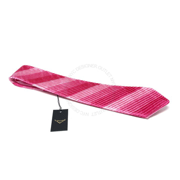 Vitaliano Mens Pleated Silk Tie