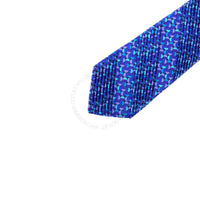 Vitaliano Mens Pleated Silk Tie