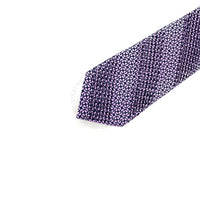 Vitaliano Mens Pleated Silk Tie