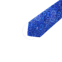 Vitaliano Mens Pleated Silk Tie