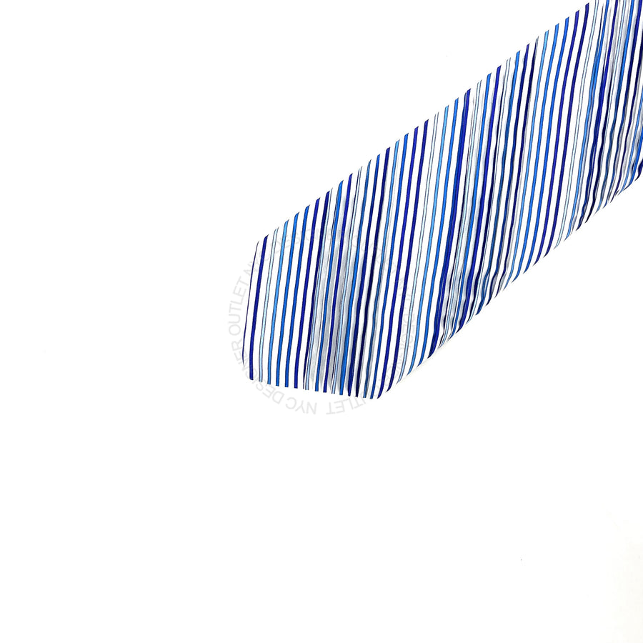 Vitaliano Mens Pleated Silk Tie