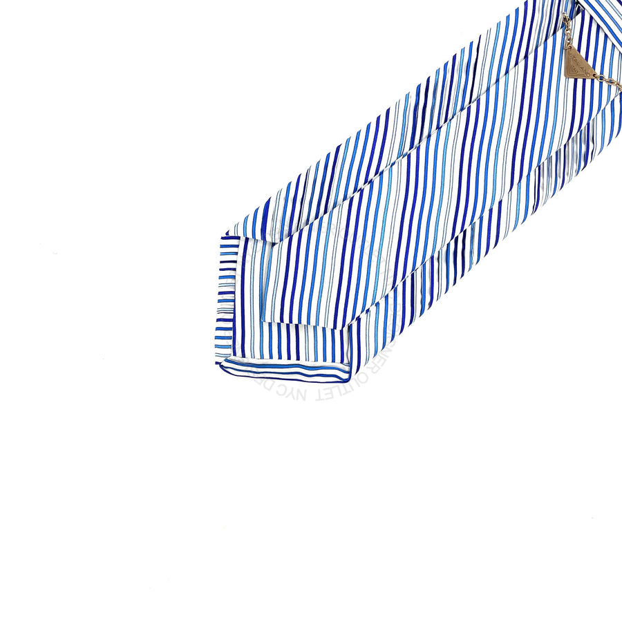 Vitaliano Mens Pleated Silk Tie