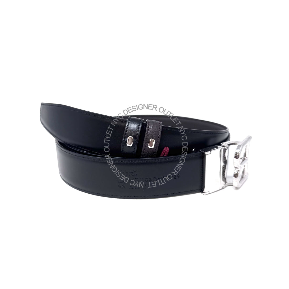 Bally Mens Leather Reversible and Adjustable Belt