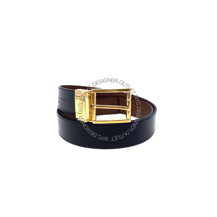 Bally Mens Leather Reversible and Adjustable Belt