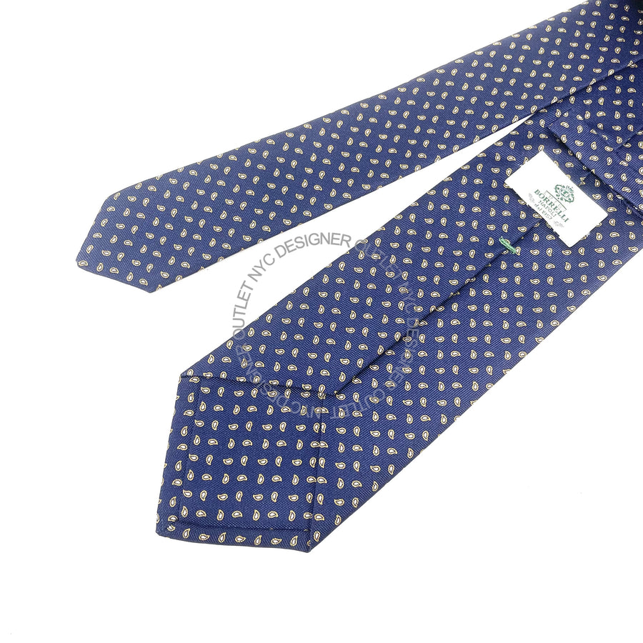 Borrelli Mens Silk Tie