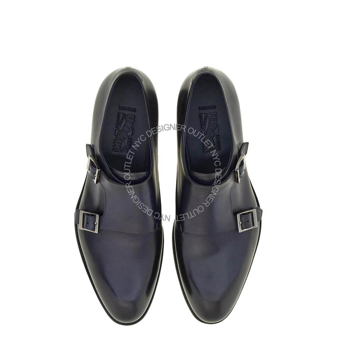 Ferragamo Doge Double Monk-Strap Loafers