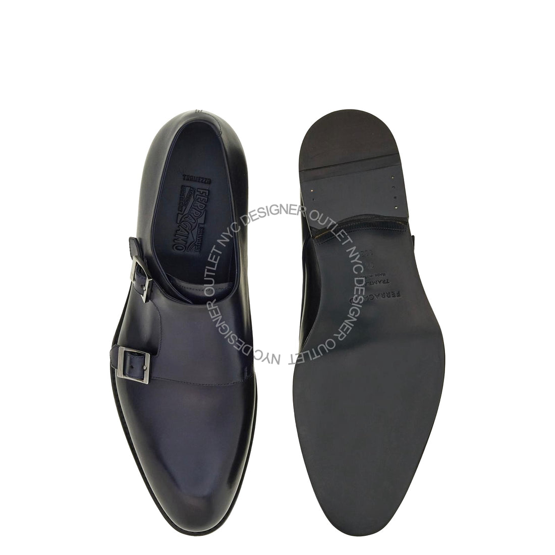 Ferragamo Doge Double Monk-Strap Loafers