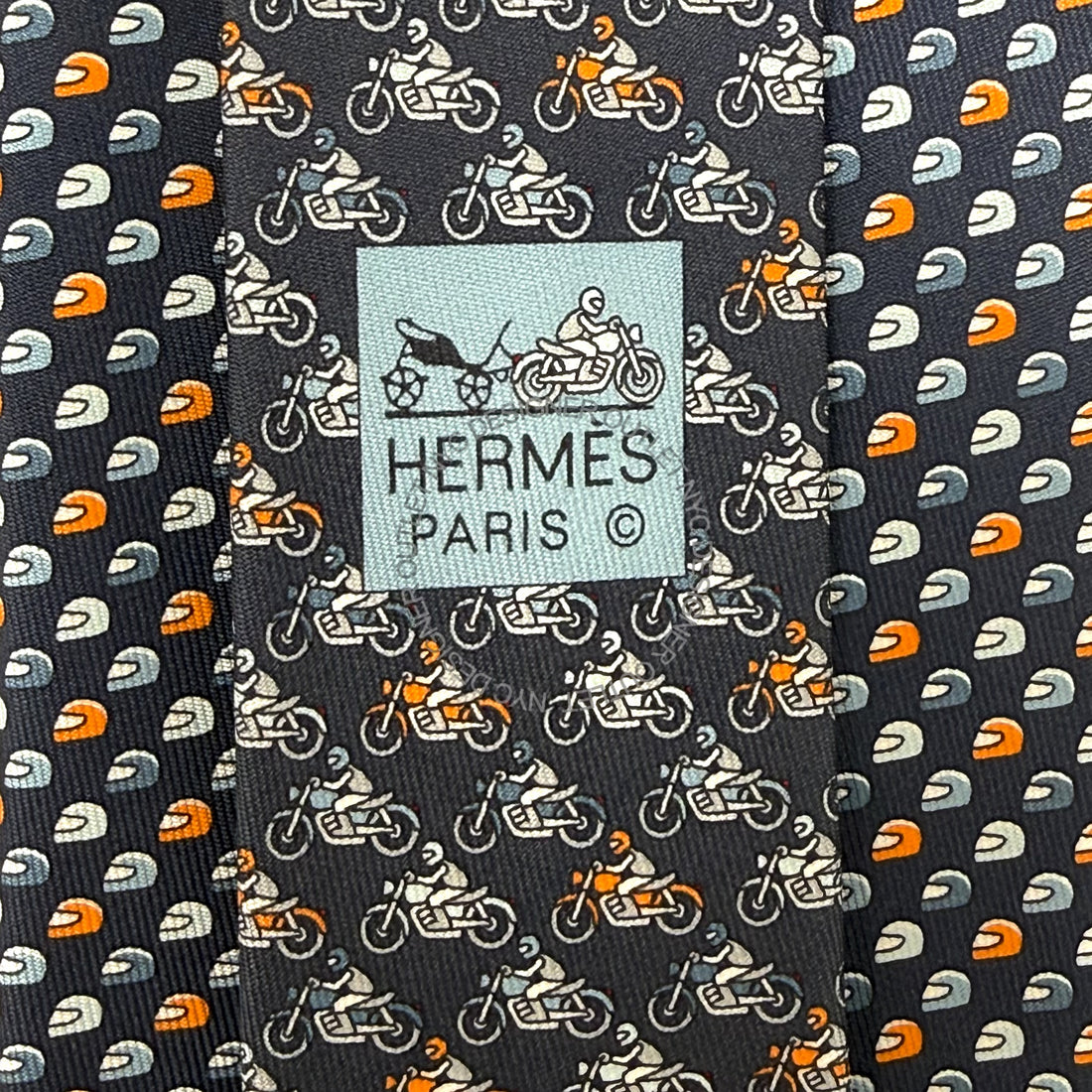 Hermes Silk Tie