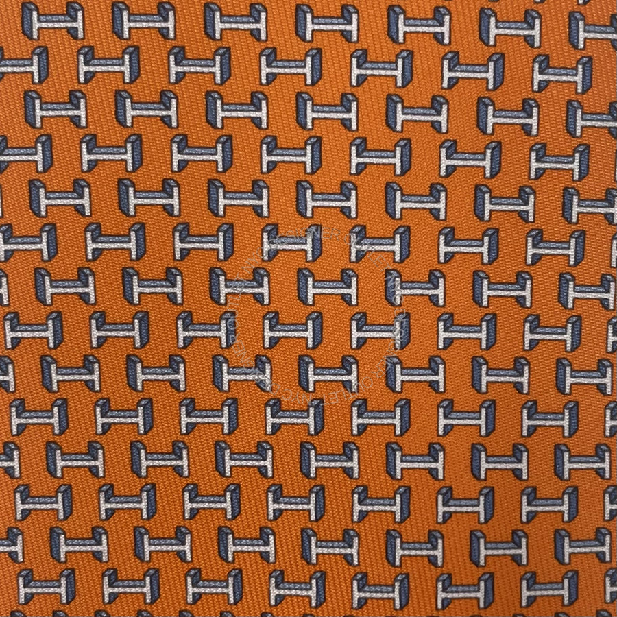 Hermes Silk Tie