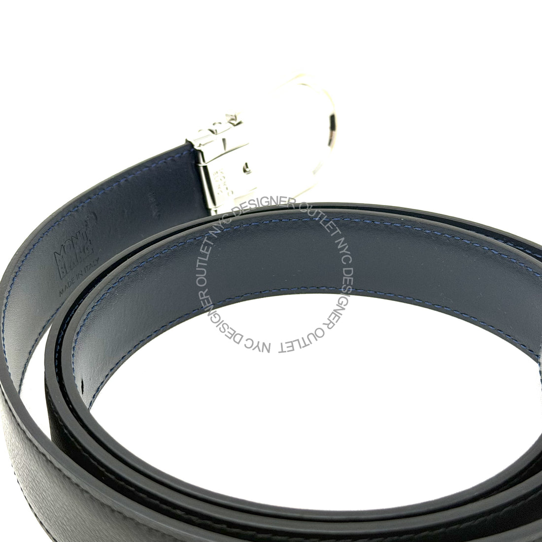 Mont Blanc Reversible Leather Belt
