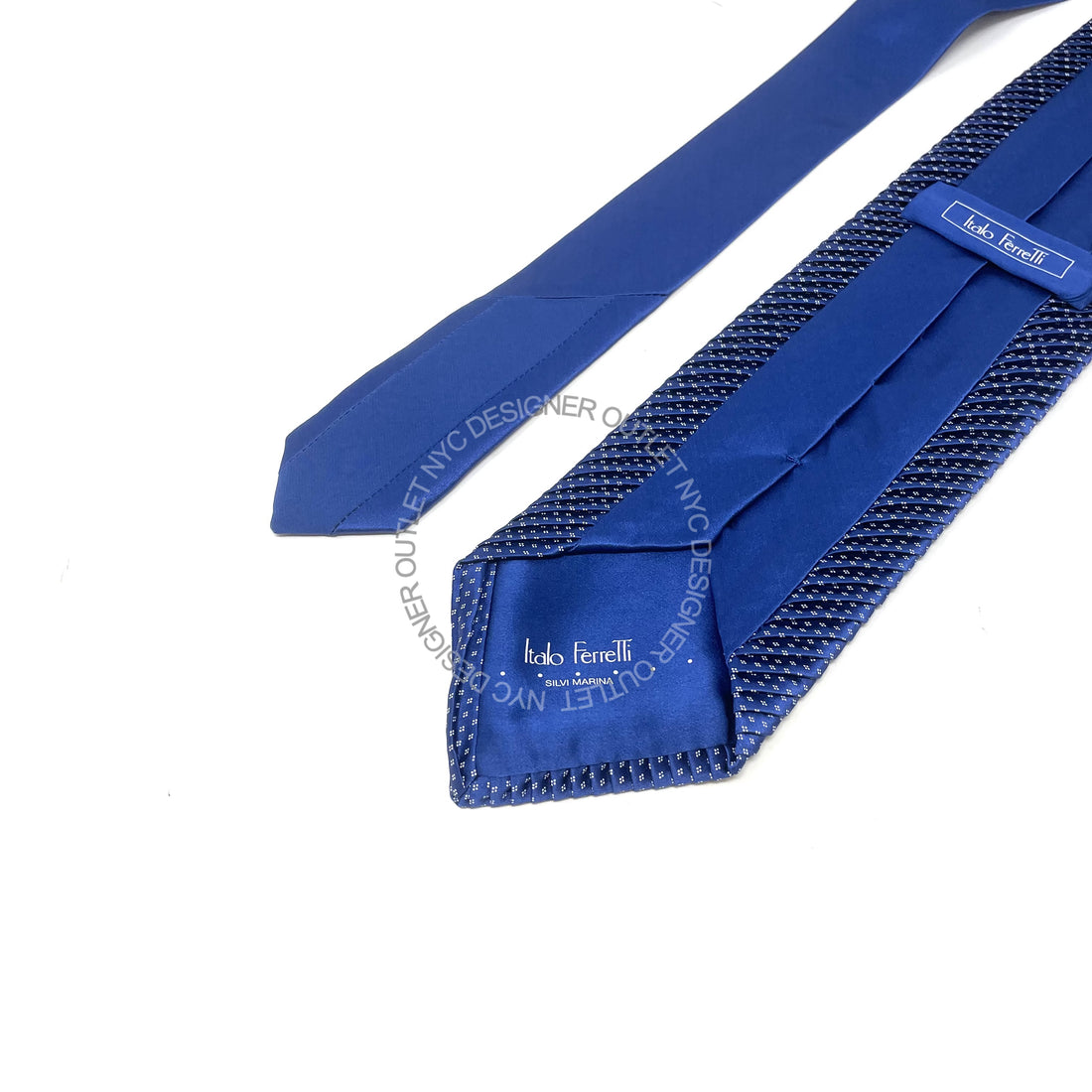 Pleated Italo Ferretti Silk Tie