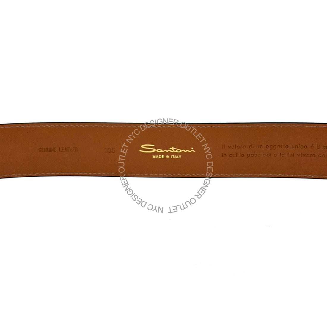 Santoni Leather Belt