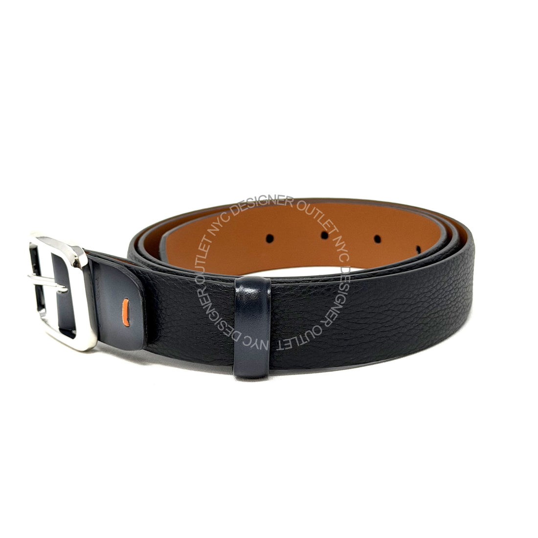 Santoni Leather Belt