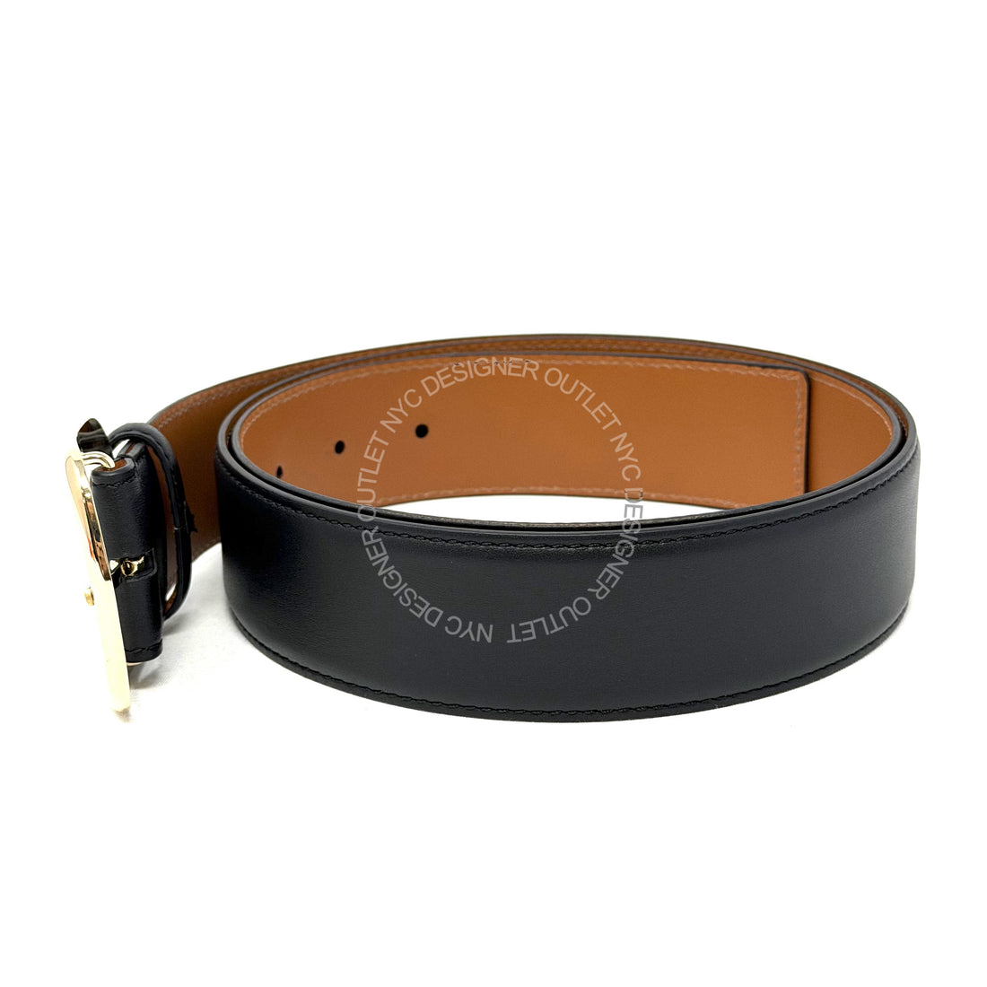 Santoni Leather Belt