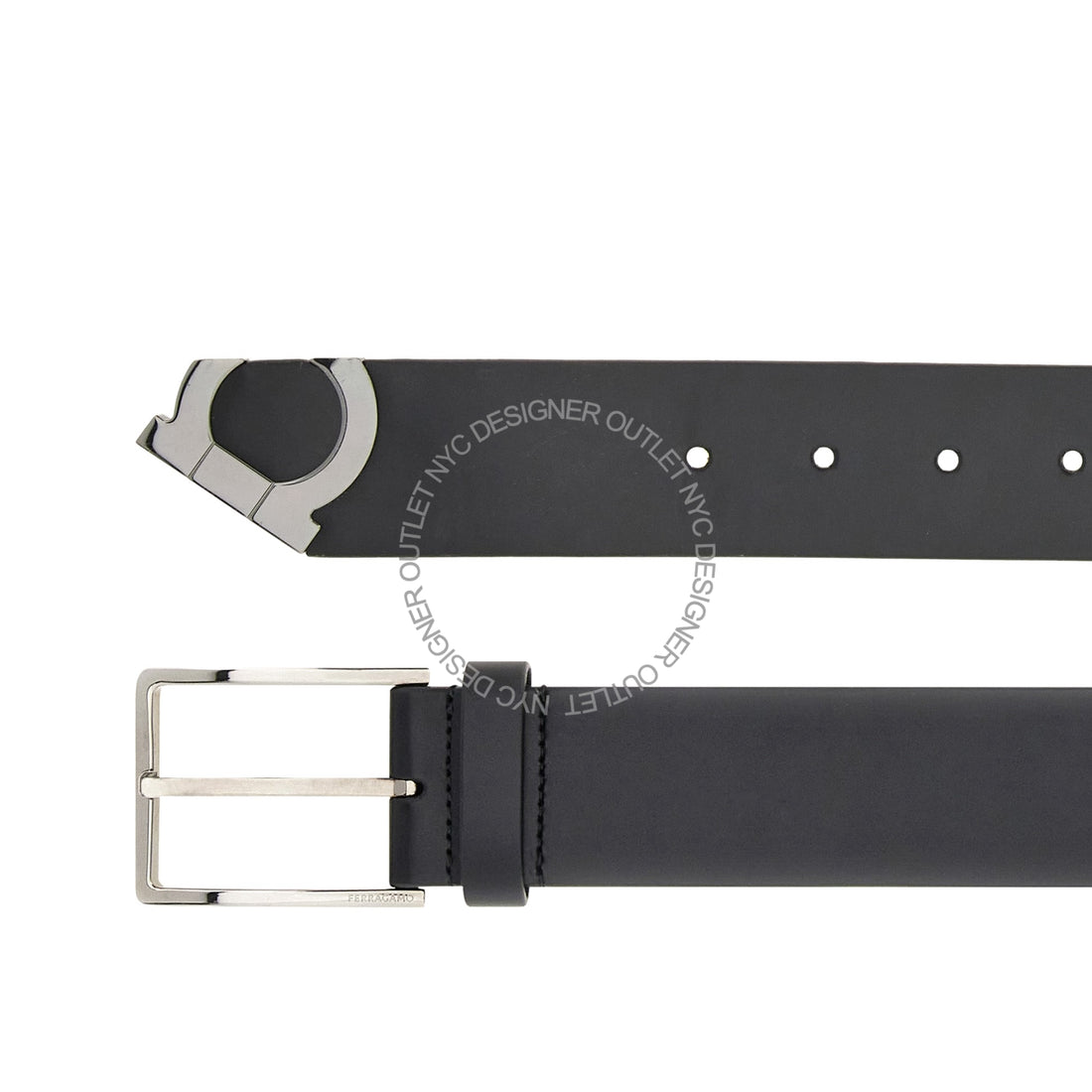 Ferragamo Black Leather