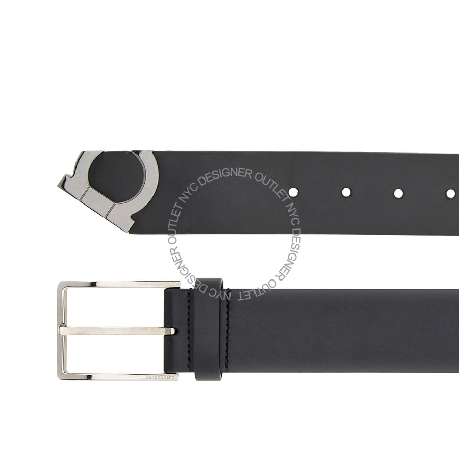 Ferragamo Black Leather