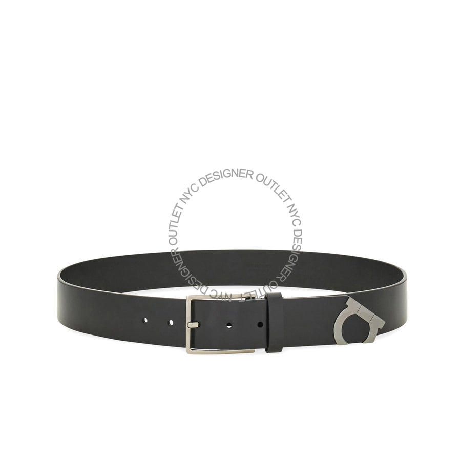 Ferragamo Black Leather