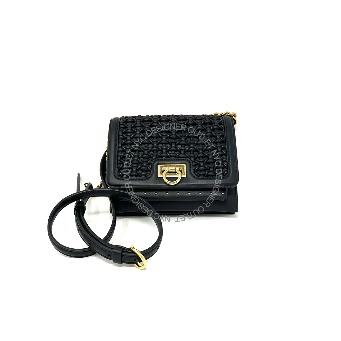 Ferragamo Leather Purse With Strap