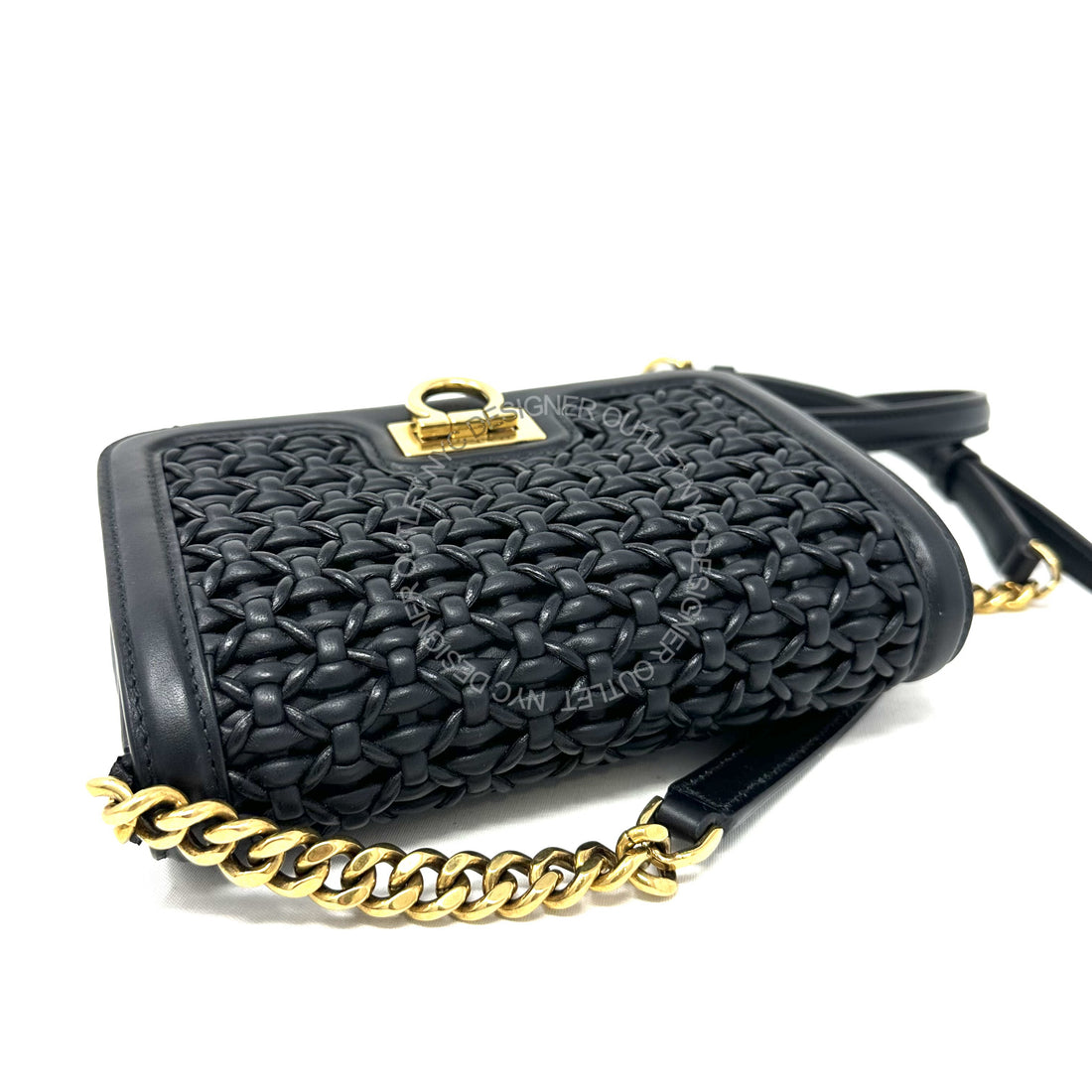 Ferragamo Leather Purse With Strap