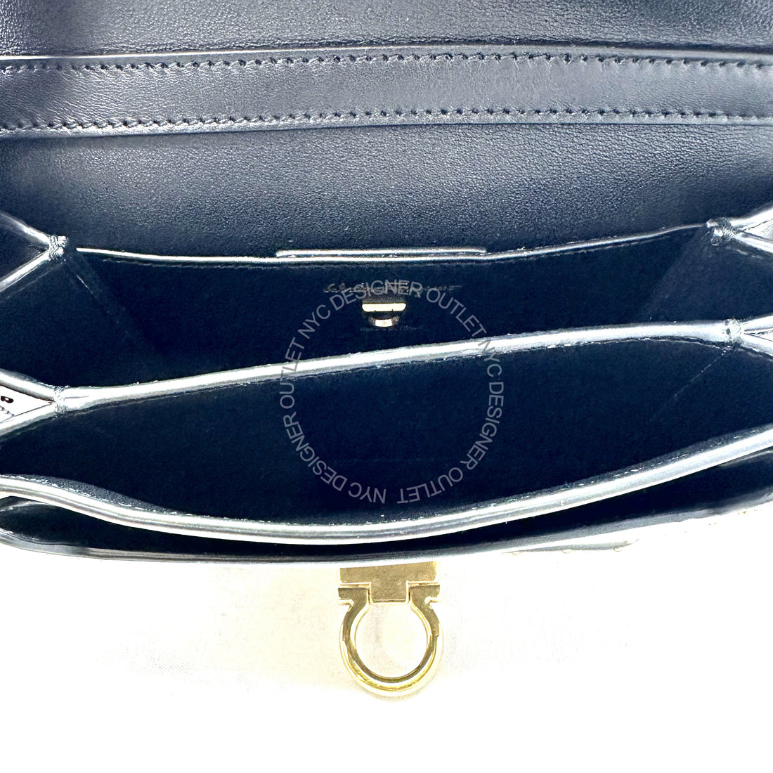 Ferragamo Leather Purse With Strap