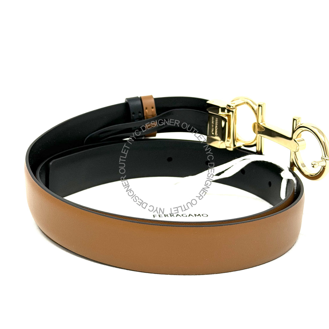 Ferragamo Women Adjustable and Reversible Belt